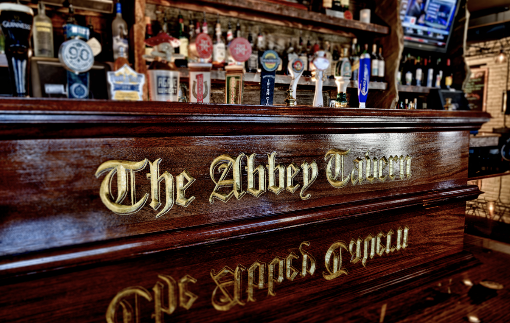 image of the bar ay The Abbey Tavern in Denver, Co from the blog Denver's Authentic Irish Pubs