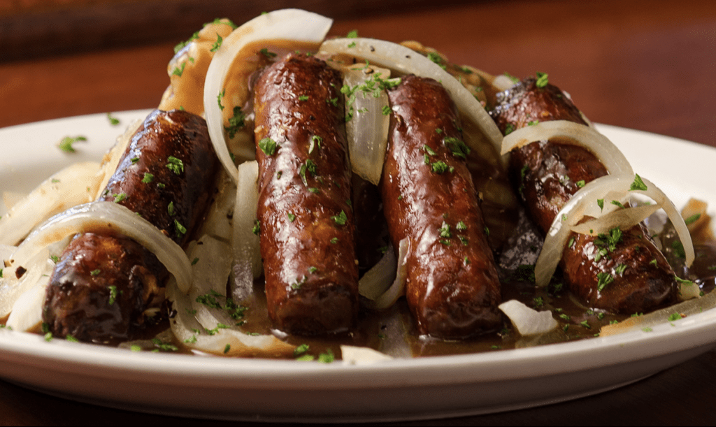 image of a plate of food served at The Irish Rover in Denver, Co from the blog Denver's Authentic Irish Pubs 