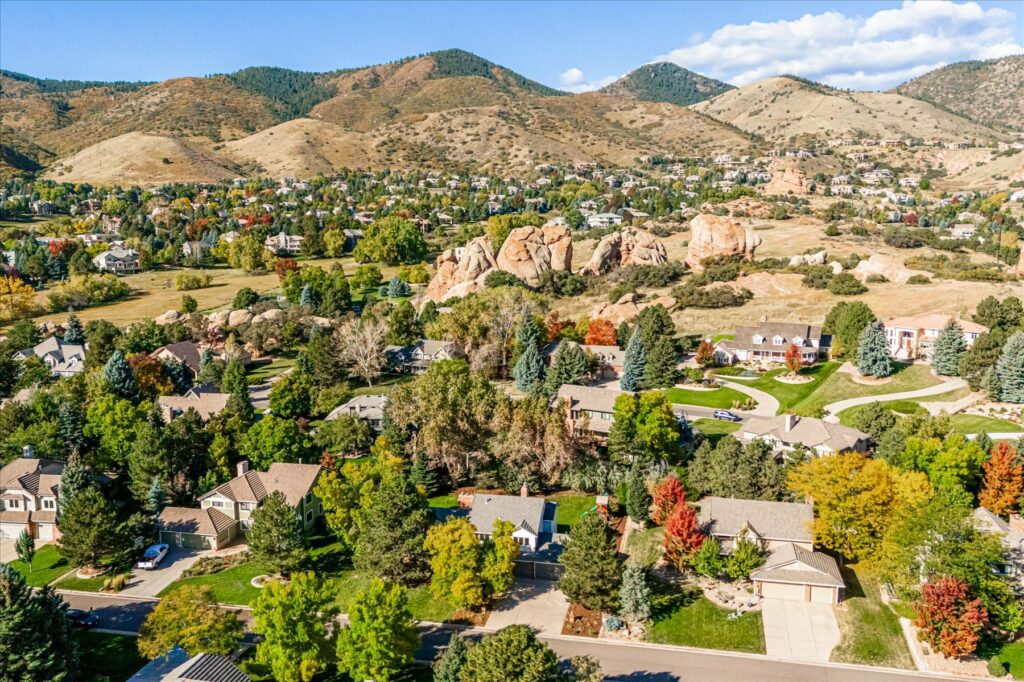 Aerial view of the North Ranch at Ken Caryl Littleton, CO 