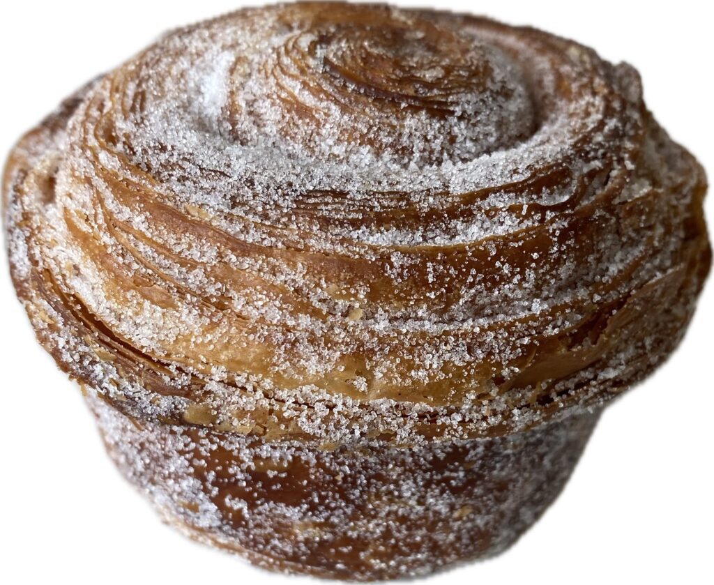 Pastry with locally sourced flour from a business that supports Colorado